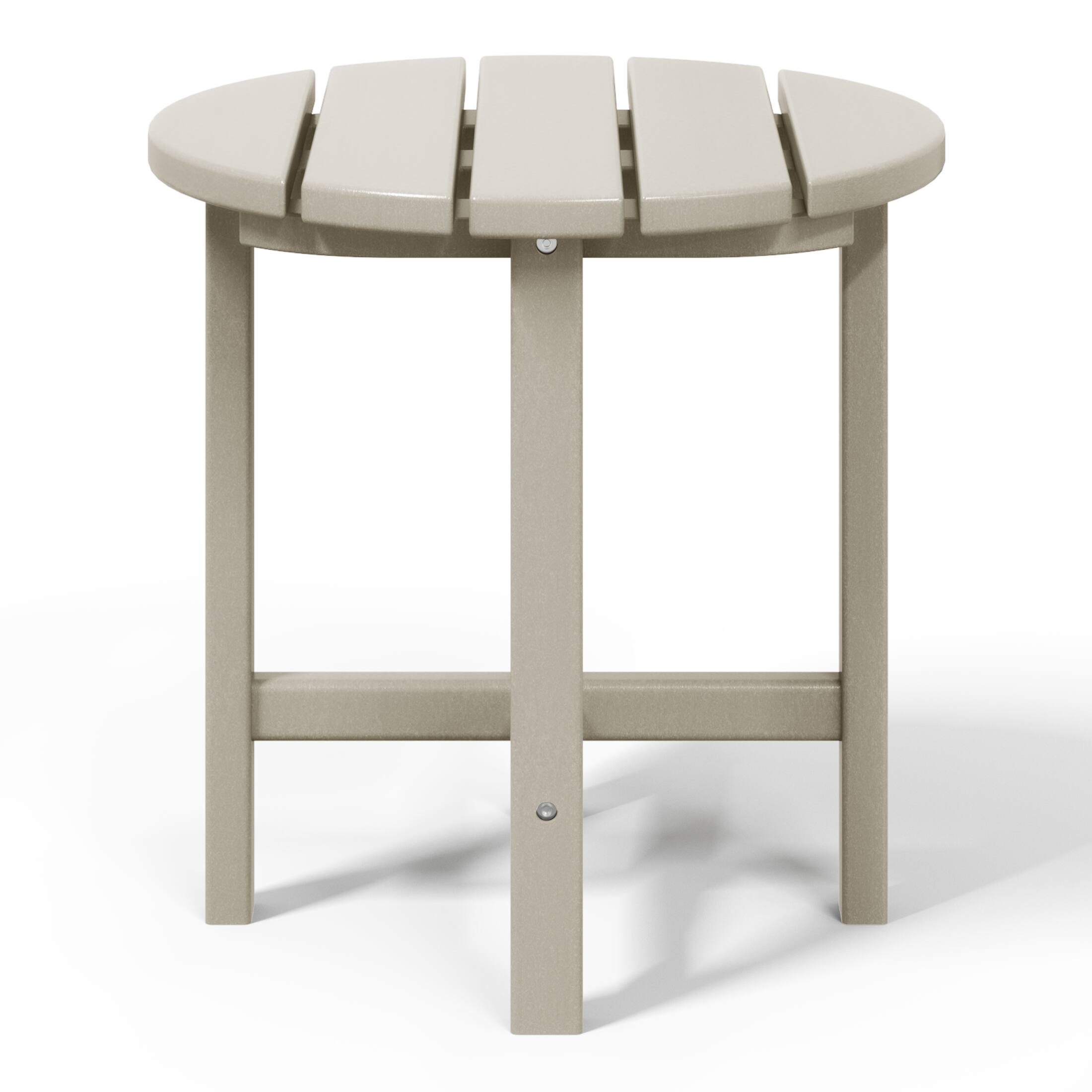 Back. WestinTrends - WestinTrends Dylan Adirondack Round Outdoor Side Table - Sand.