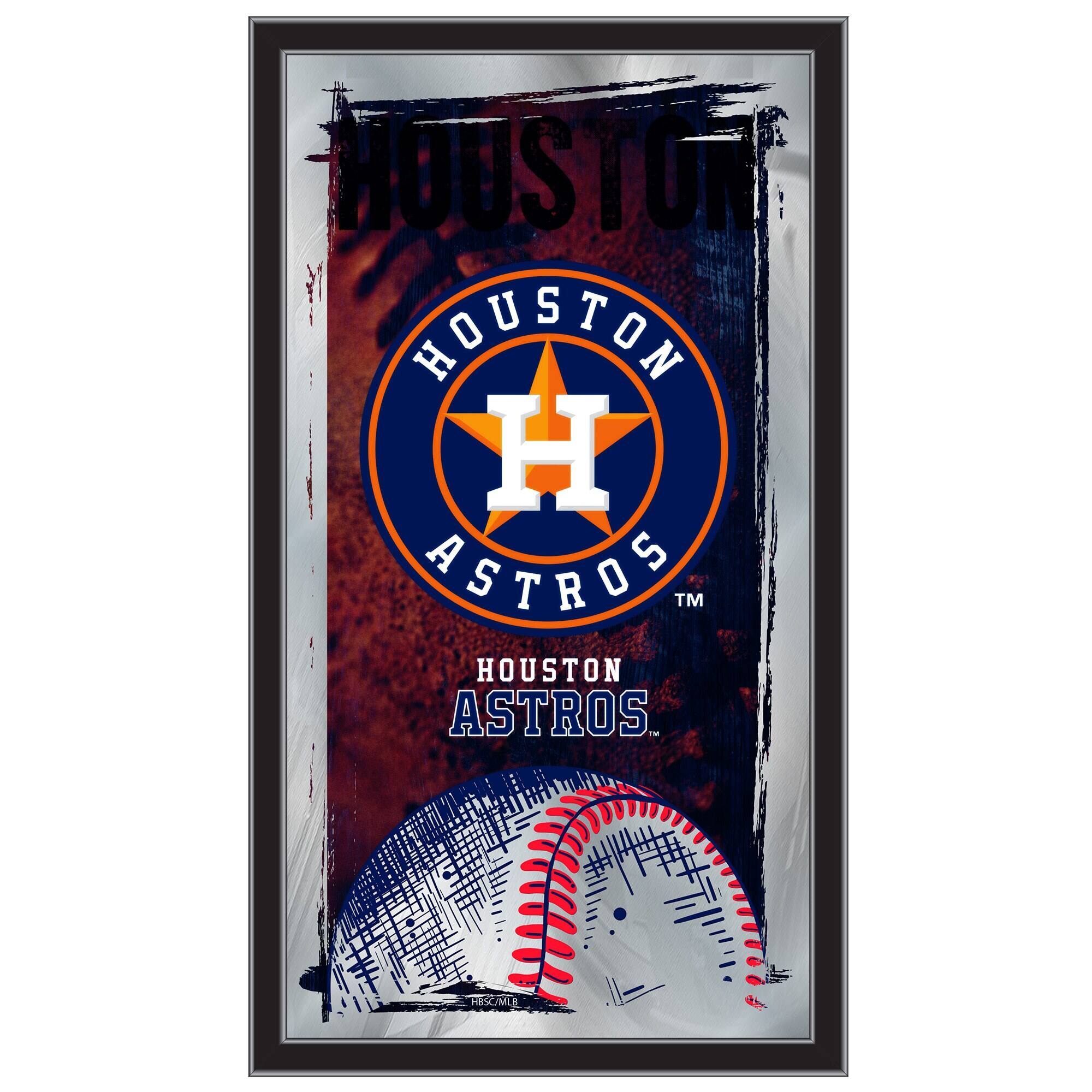Houston Astros 15" x 26" Wall Mirror