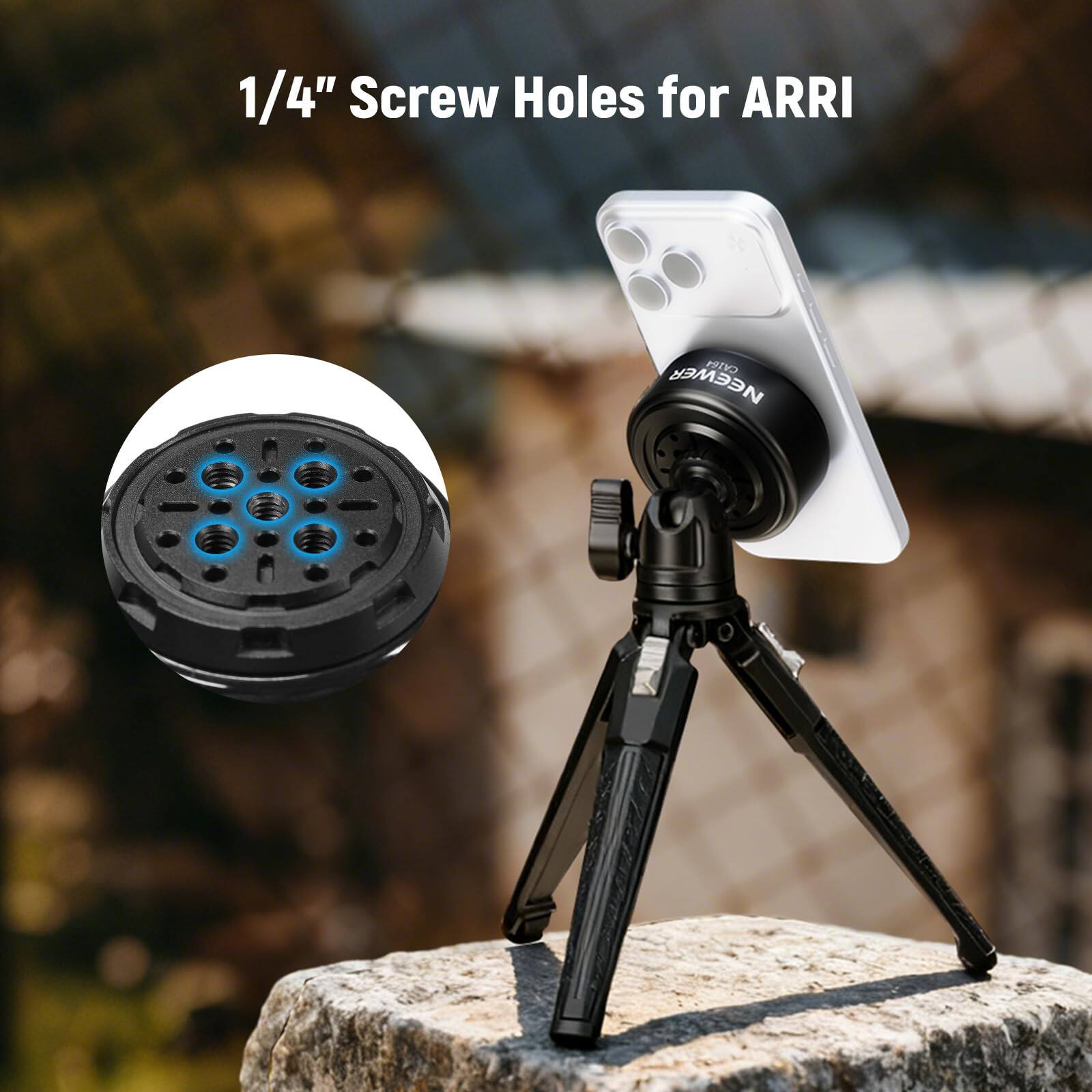 1/4" Screw Holes for ARRI