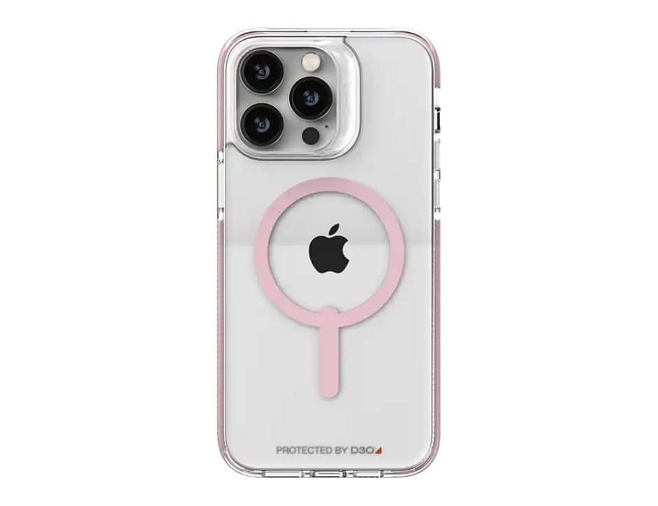 ZAGG - Gear4 Piccadilly Snap Pink Case for iPhone 6.7 Pro 2022 5G - Clear