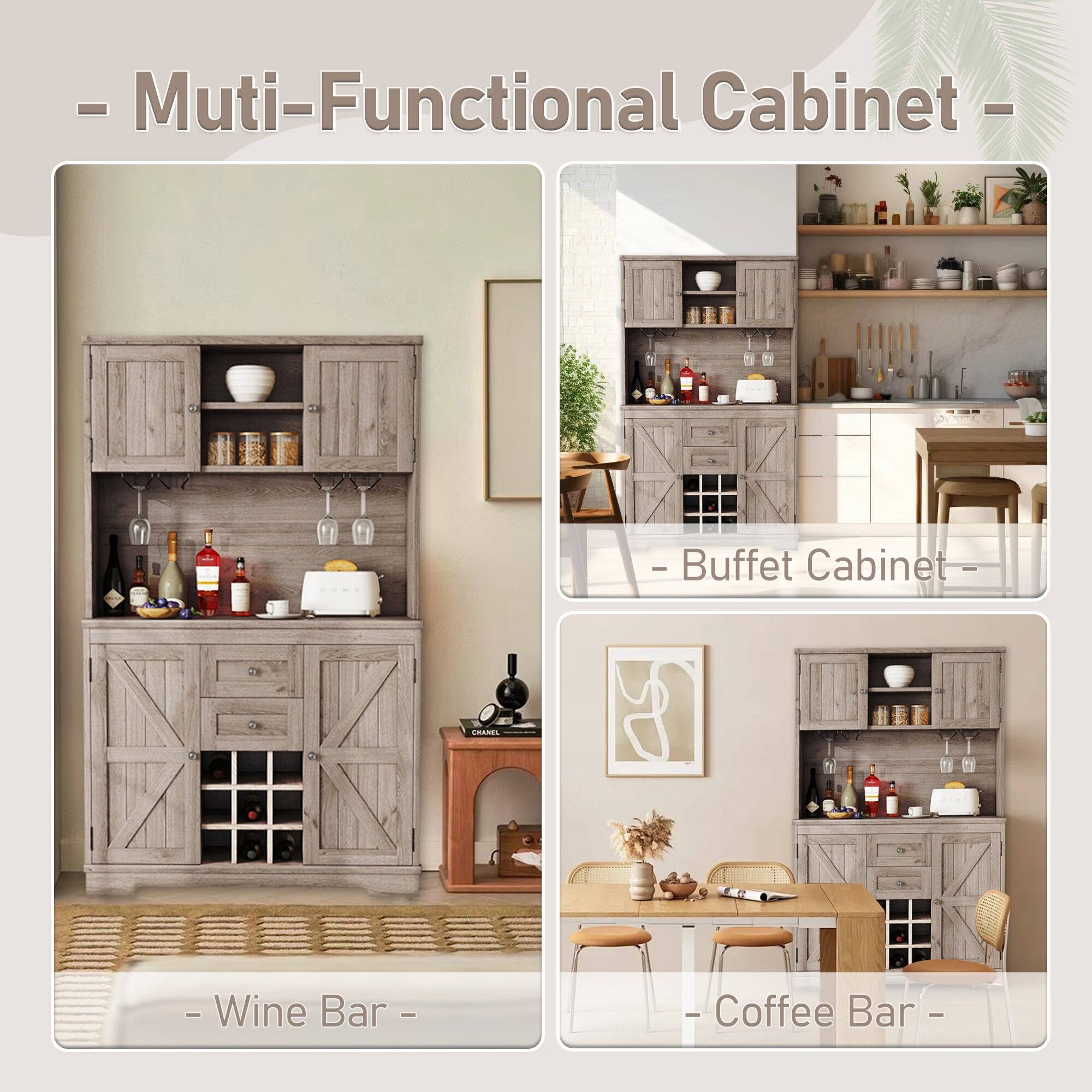 - Multi-Functional Cabinet -
- Buffet Cabinet -
- Wine Bar -
- Coffee Bar -