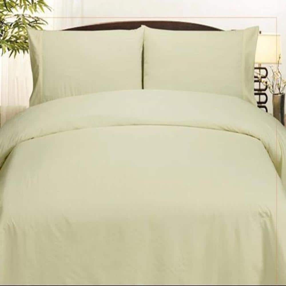 Plazatex - Embossed Dobby Stripe 90GSM Microfiber Sheet Set - Queen 60"x80" - Ivory