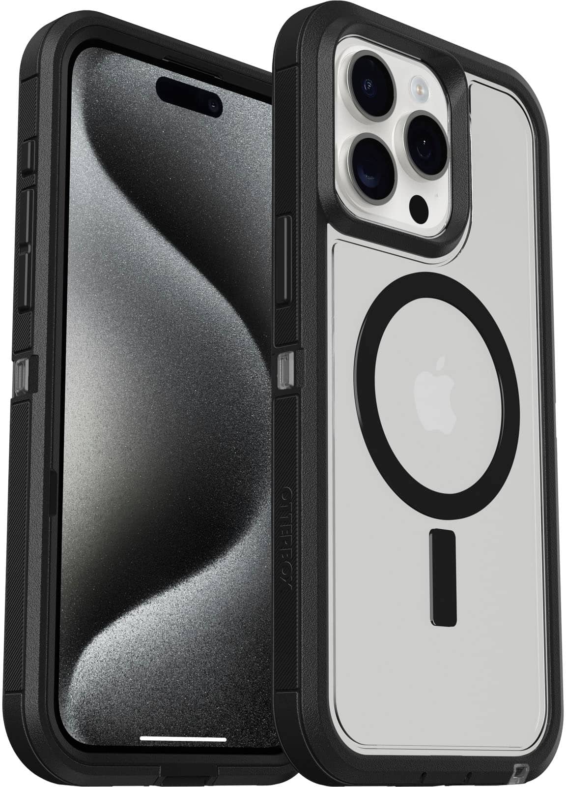 Alt View 1. OtterBox - Defender Series Pro XT Hard Shell for MagSafe for Apple iPhone 15 Pro Max - Dark Side.
