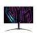 Front. Acer - Predator X27U 27" LCD Monitor 240Hz 2560x1440 WQHD OLED - Black.