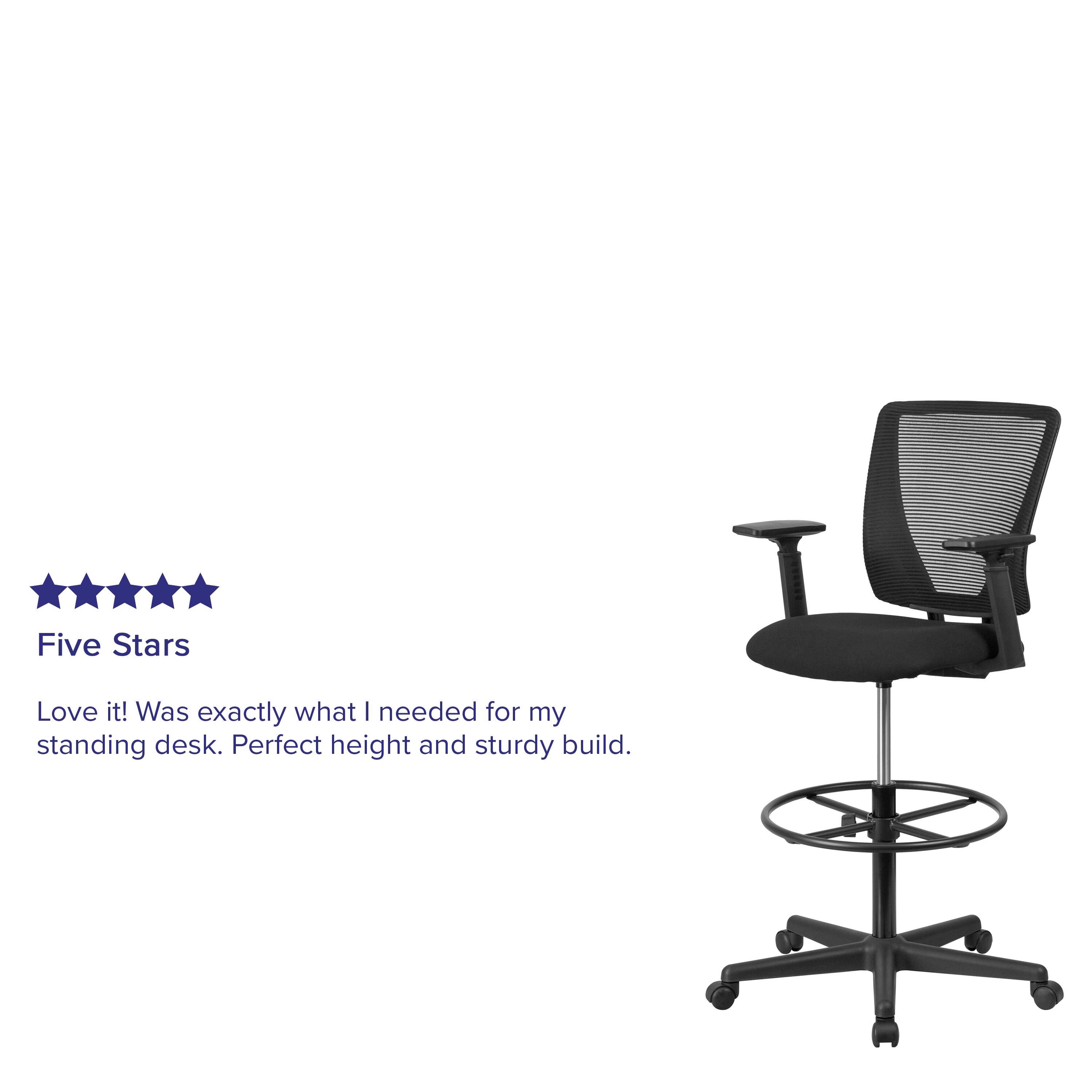 Five Stars  
Love it! Was exactly what I needed for my standing desk. Perfect height and sturdy build.