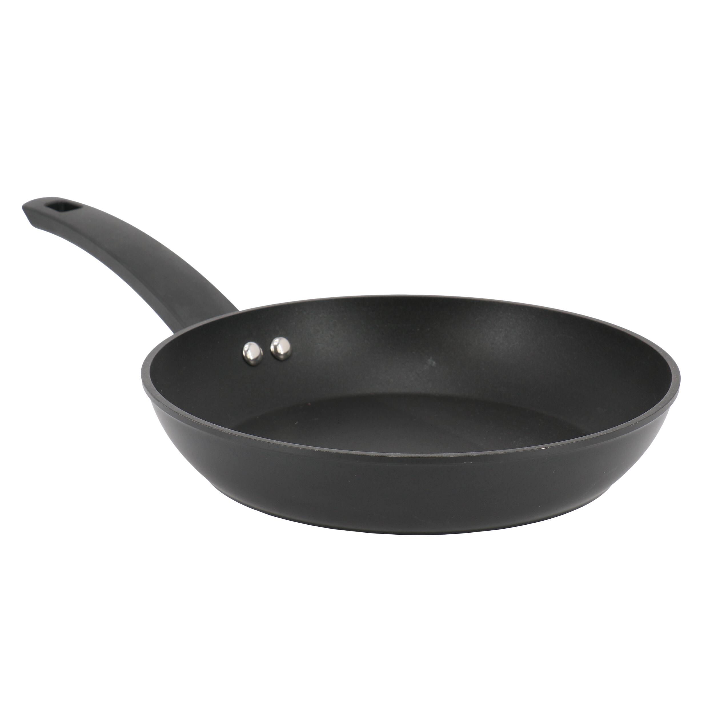 Front. Oster - Oster Connelly 9.5 Inch Nonstick Aluminum Frying Pan in Black - Black.