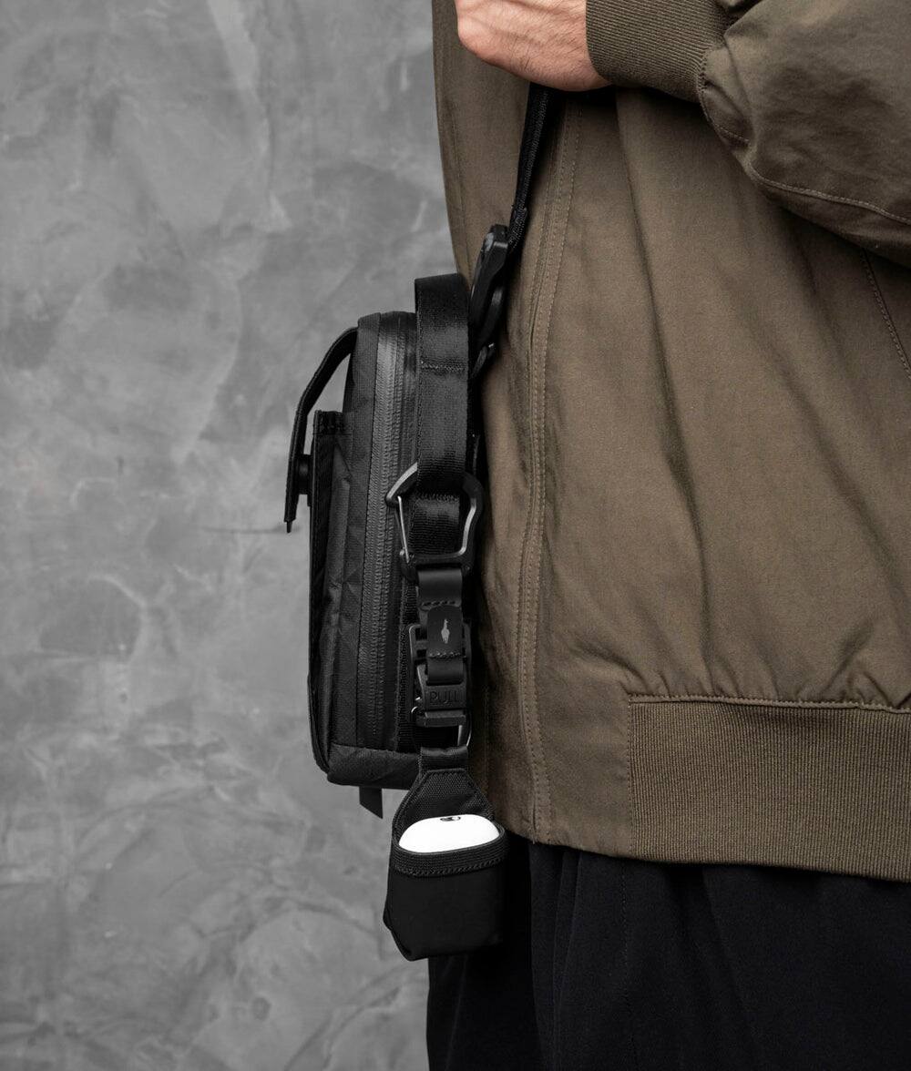 Alt View 1. ALPAKA - Modular Sling V2 Phone Sling Bag, Crossbody Pouch Fits Max Smartphones/Compact Camera, YKK AquaGuard - Black Ultradyne 100D.