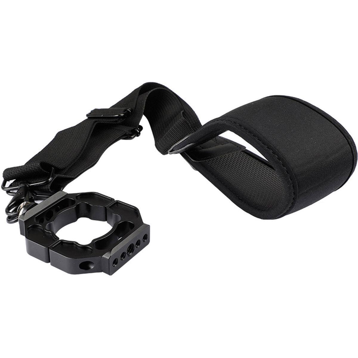 Front. CAMVATE - CAMVATE Extension Ring Mounting Clamp with Padded Neck/Shoulder Strap.