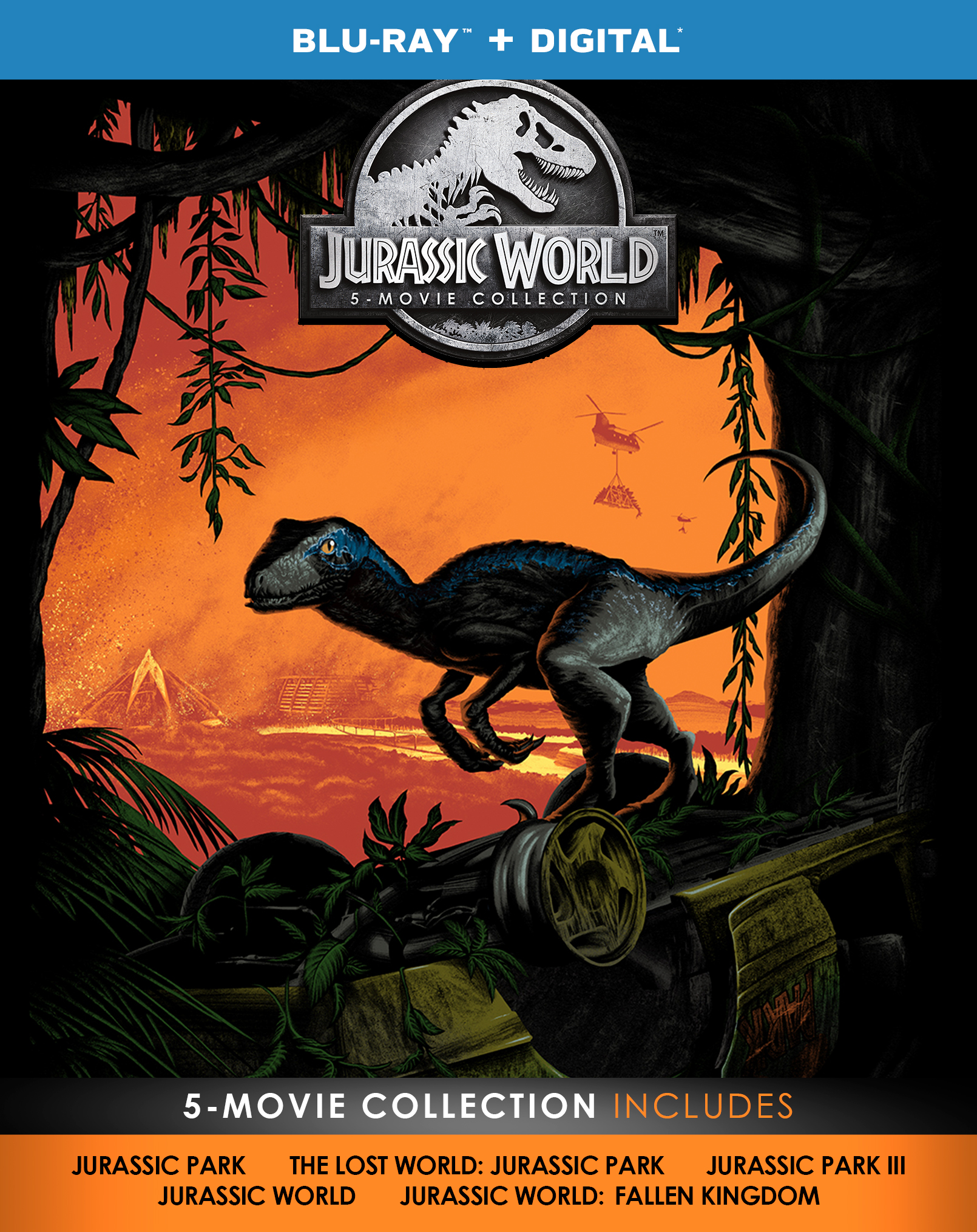 Jurassic Park 5 Film Collection 4K