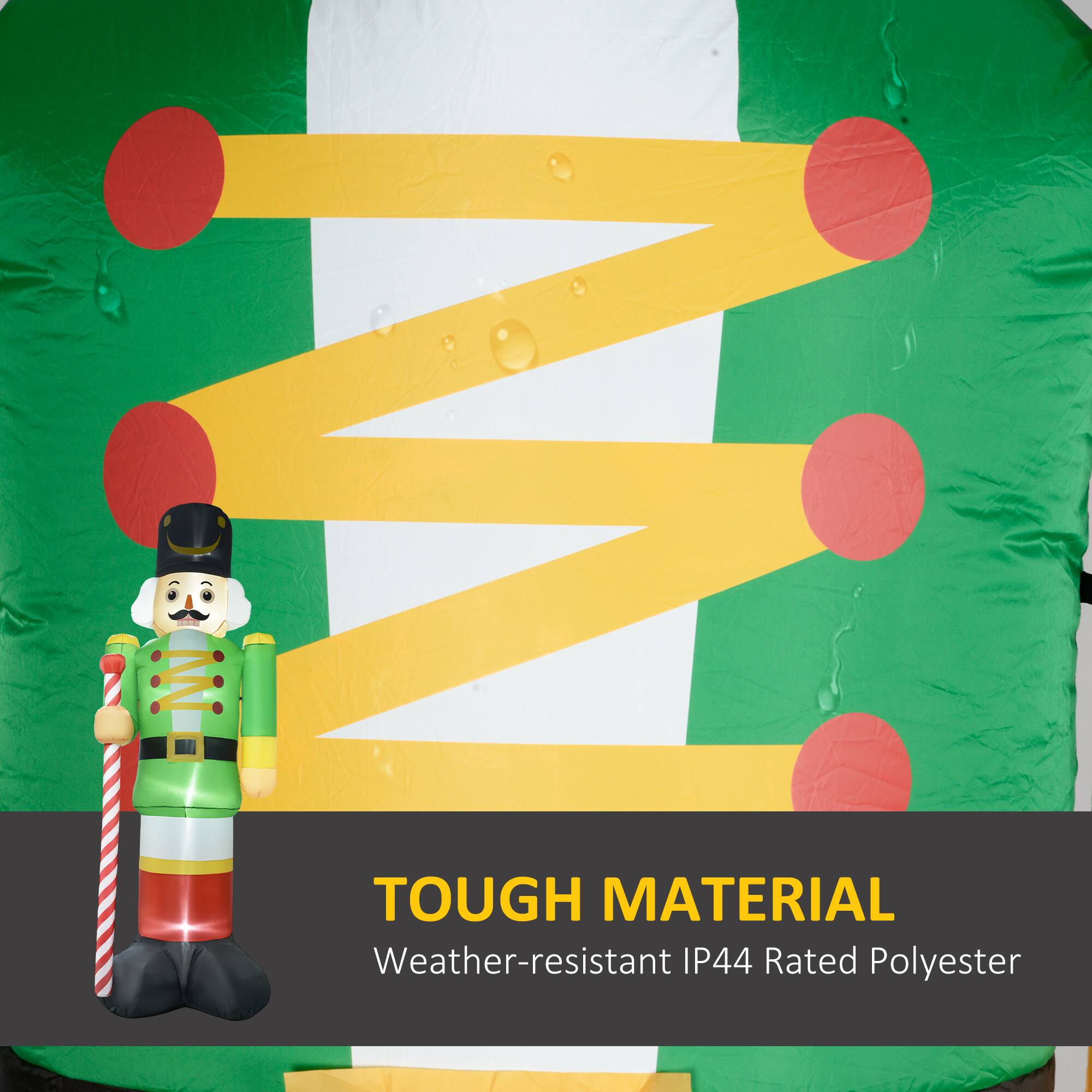TOUGH MATERIAL
Weather-resistant IP44 Rated Polyester