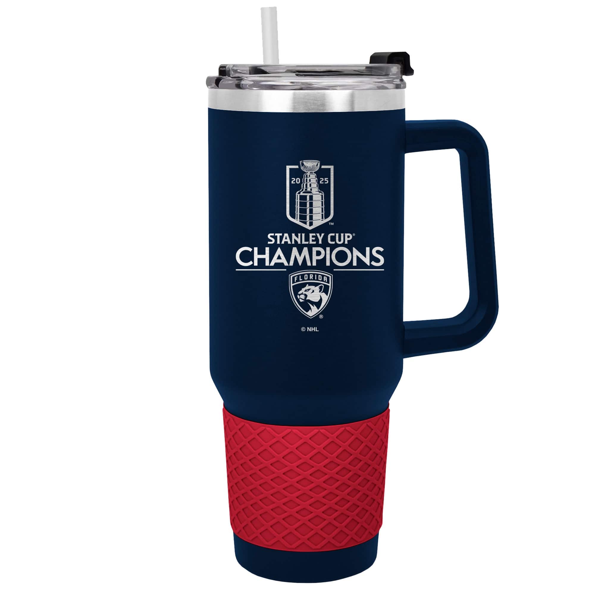 Great American Products - Florida Panthers 2025 Stanley Cup Champions 40oz. Colossus Travel Mug - Blue