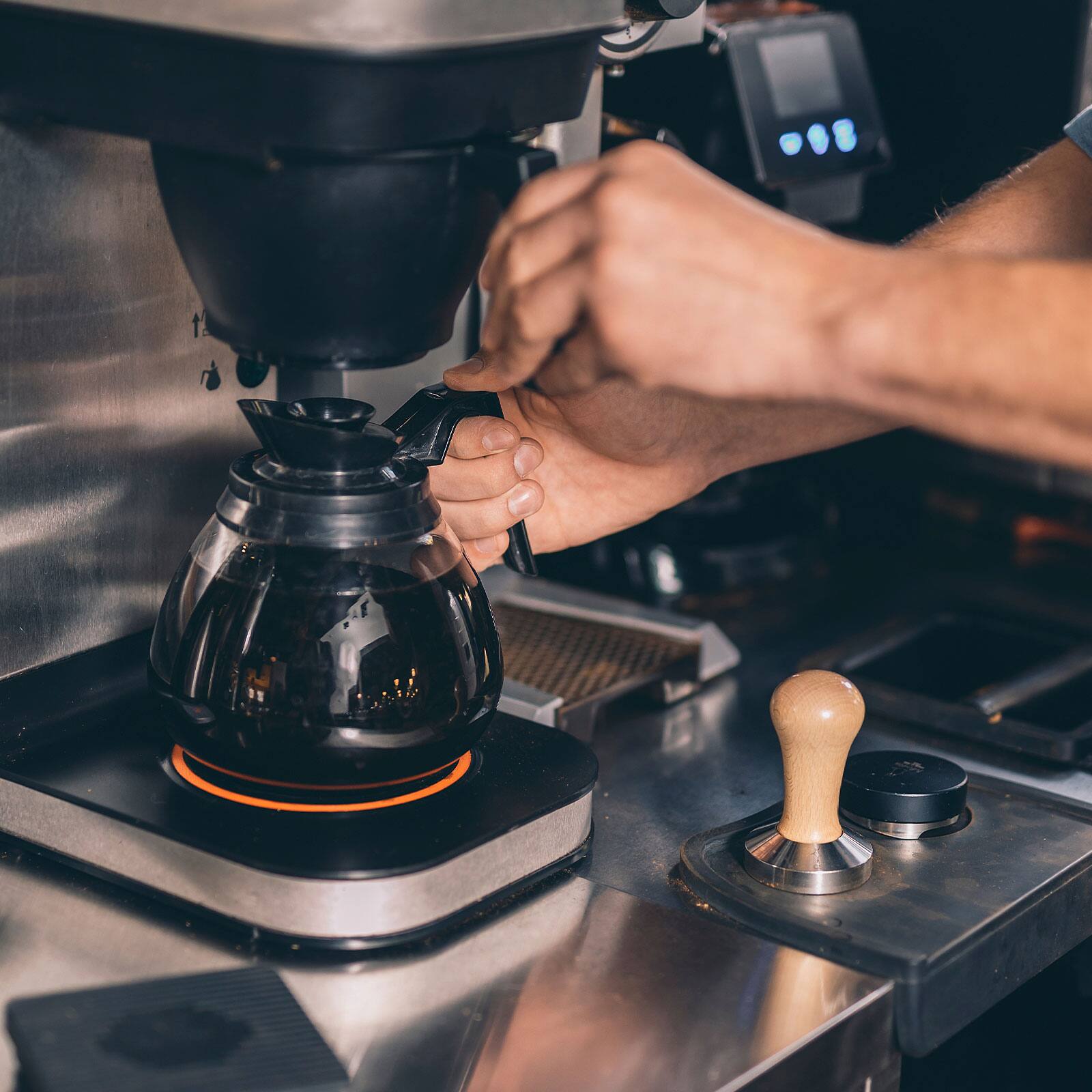 Alt View 6. Unique Bargains - 51mm Coffee Tamper, Stainless Steel Espresso Press Tamper with Wooden Handle for Coffee Shop Restaurant - Light Brown.