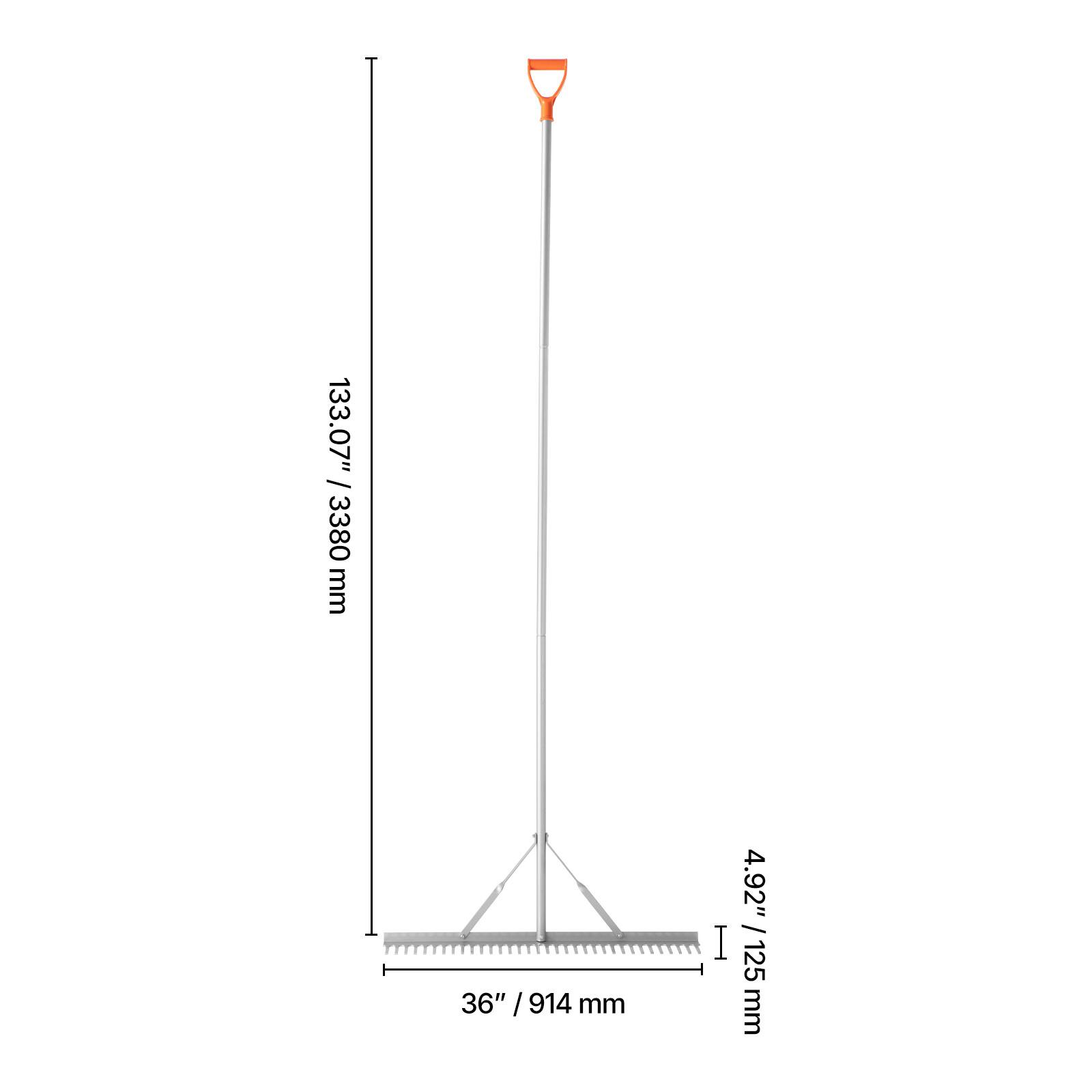 133.07" / 3380 mm  
36" / 914 mm  
4.92" / 125 mm