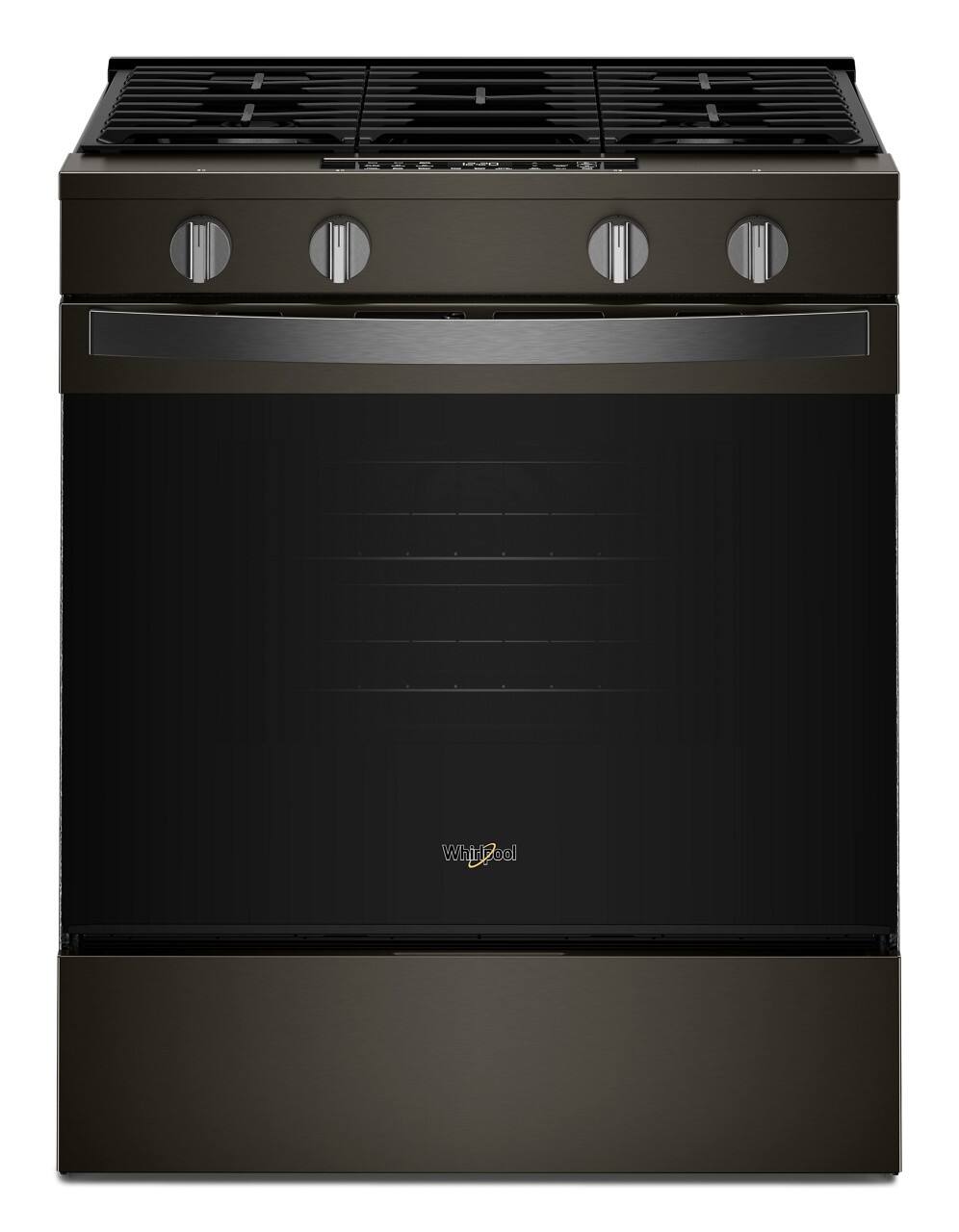 Whirlpool - 5.0 Cu. Ft. Smart Freestanding Slide-In Gas Range with Air Cooking Technology and Steam Clean - Black-on-Stainless price history on PriceWatchPro