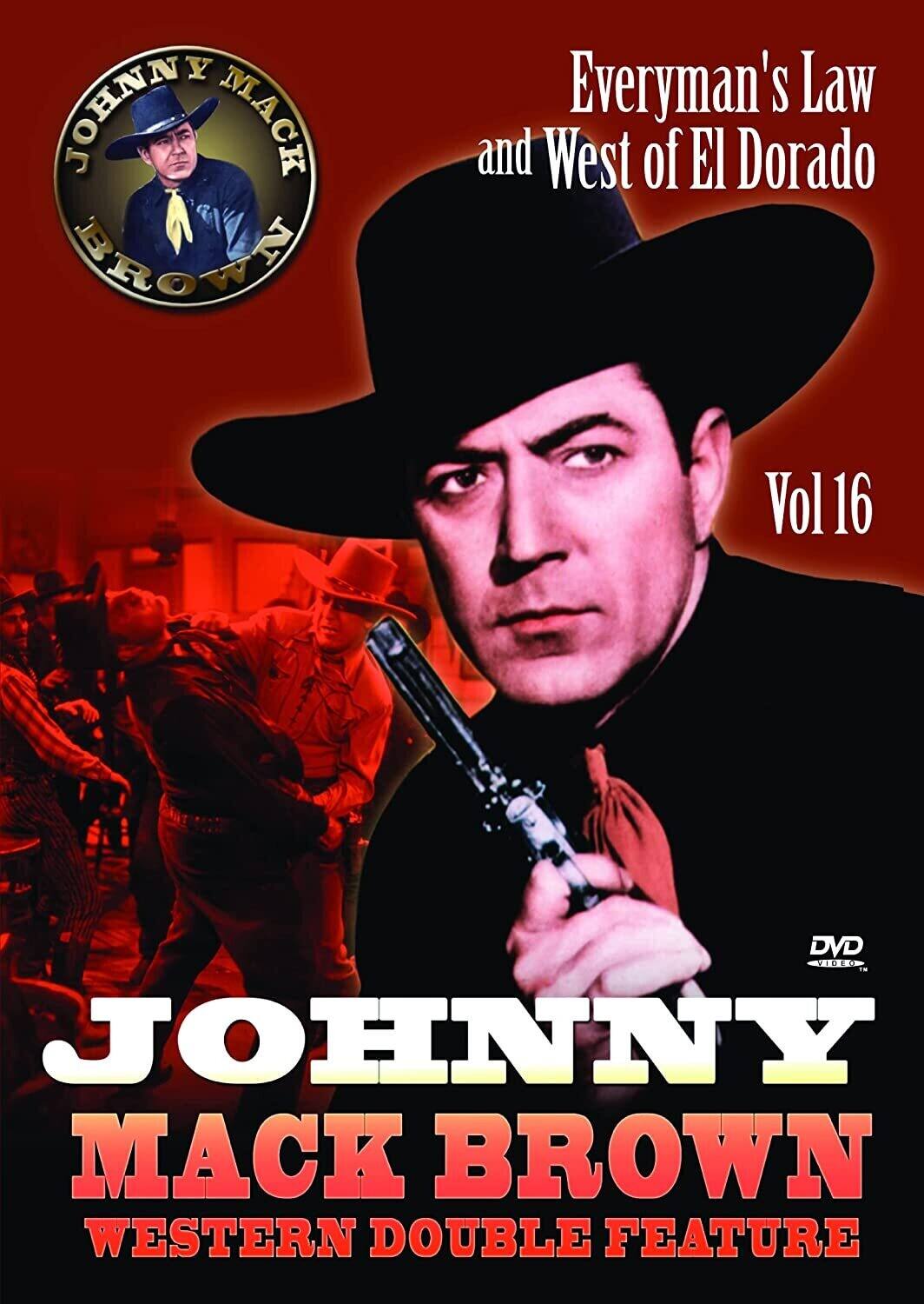 Everyman's Law /West of El Dorado (Johnny Mack Brown Western Double Feature Volume 16)   - DVD