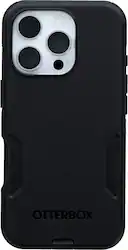 OtterBox - Commuter Series Hard Shell for MagSafe for Apple iPhone 16 Pro - Black - Front_Zoom