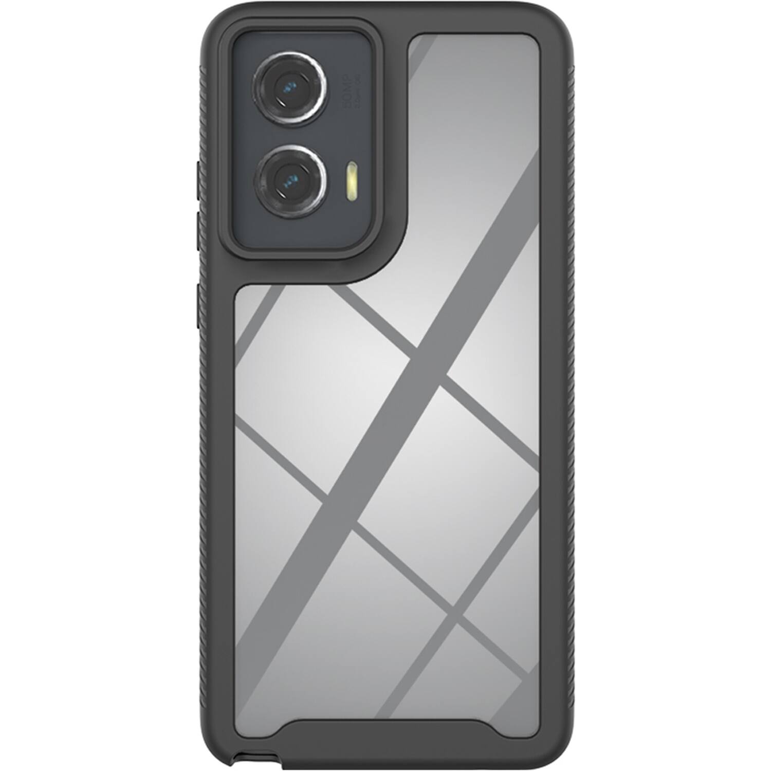 Front. SaharaCase - Raider Series GRIP Case for Motorola G Stylus 5G (2024) - Black.