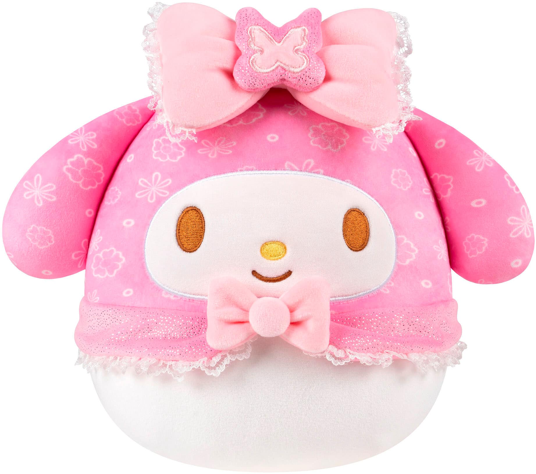 Jazwares - Squishmallows - 50th Anniversary My Melody with Floral Hood – 8" Plush - Front_Zoom