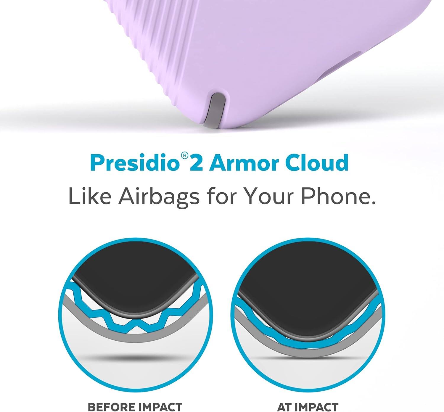 Presidio 2 Armor Cloud
Like Airbags for Your Phone.
BEFORE IMPACT
AT IMPACT