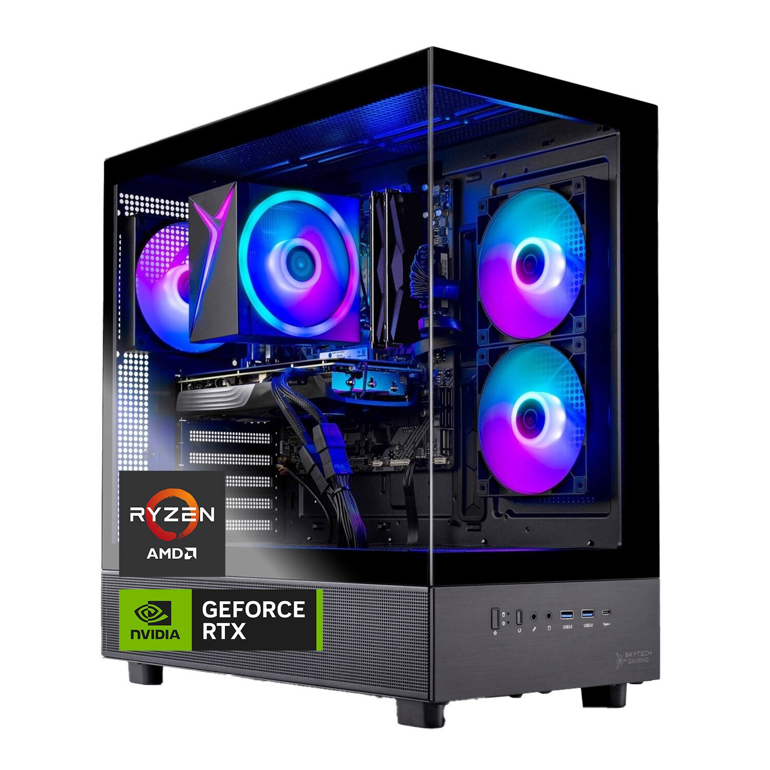 RYZEN  
AMD  
GEFORCE NVIDIA RTX  
SKYTECH GAMING