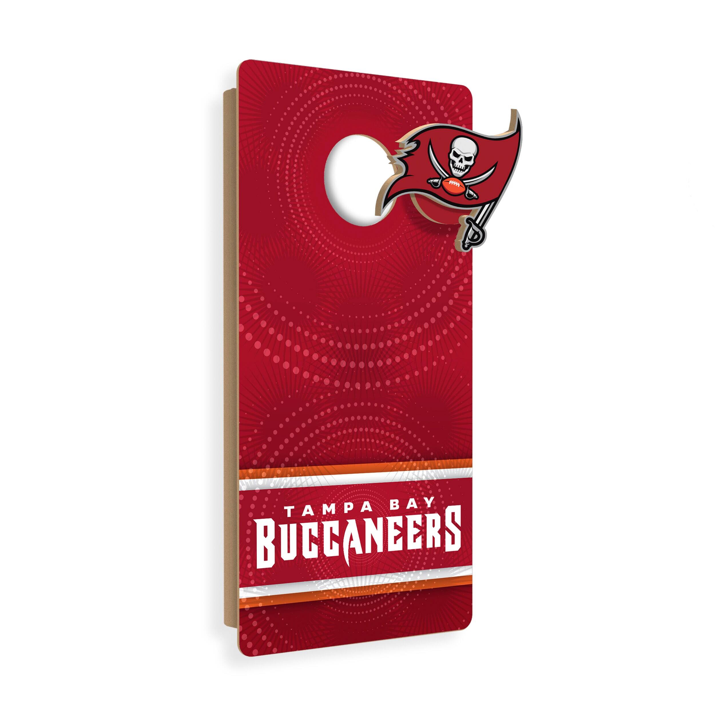 Tampa Bay Buccaneers Wall Hanging Cornhole Board