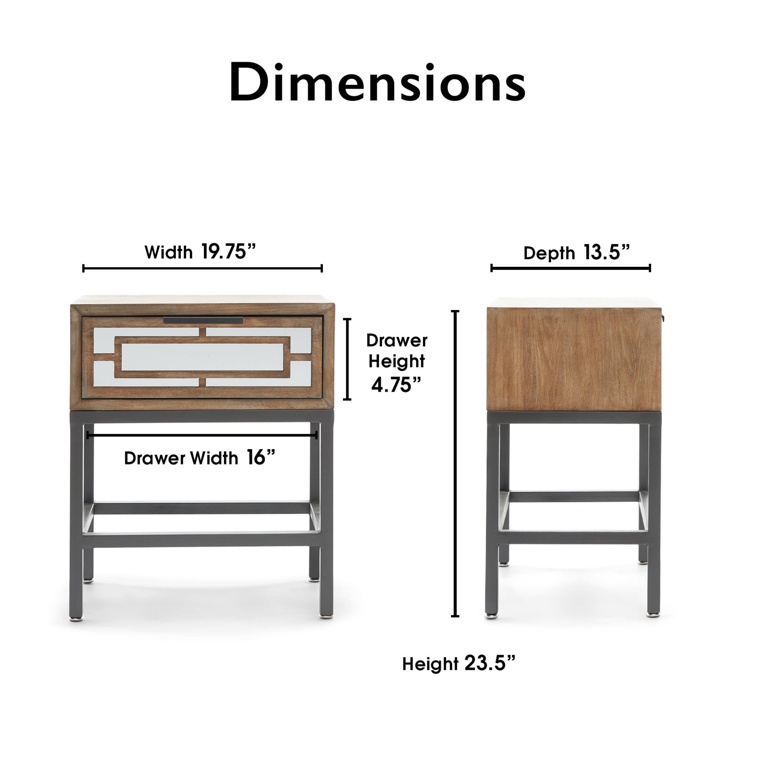 Angle. Tommy Hilfiger - Hayworth Side Table - Ash Gray.