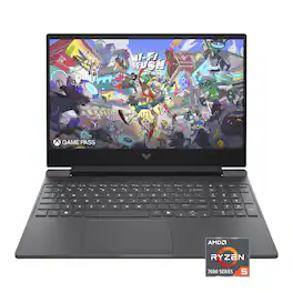 HP - Victus 15.6" Full HD Gaming Laptop - AMD Ryzen 5 7535HS (2023) - 8GB DDR5 Memory - NVIDIA GeForce RTX 3050 - 512GB SSD - Mica Silver