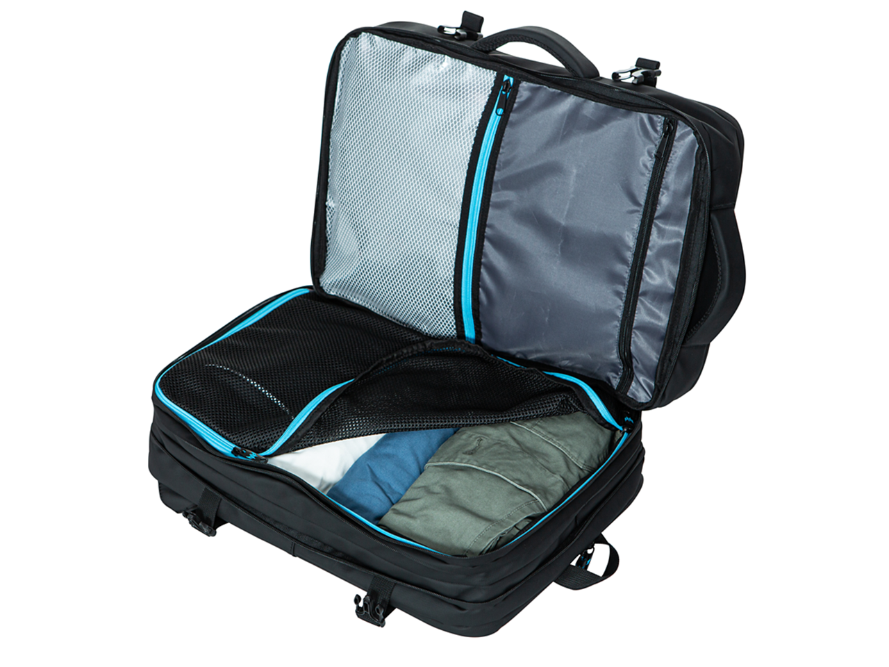 Alt View 6. Acer - Acer Predator Robust Gaming Backpack GPBAG11080 – Water-Resistant Laptop Backpack, Durable Multi-Compartment Travel Bag - Black.