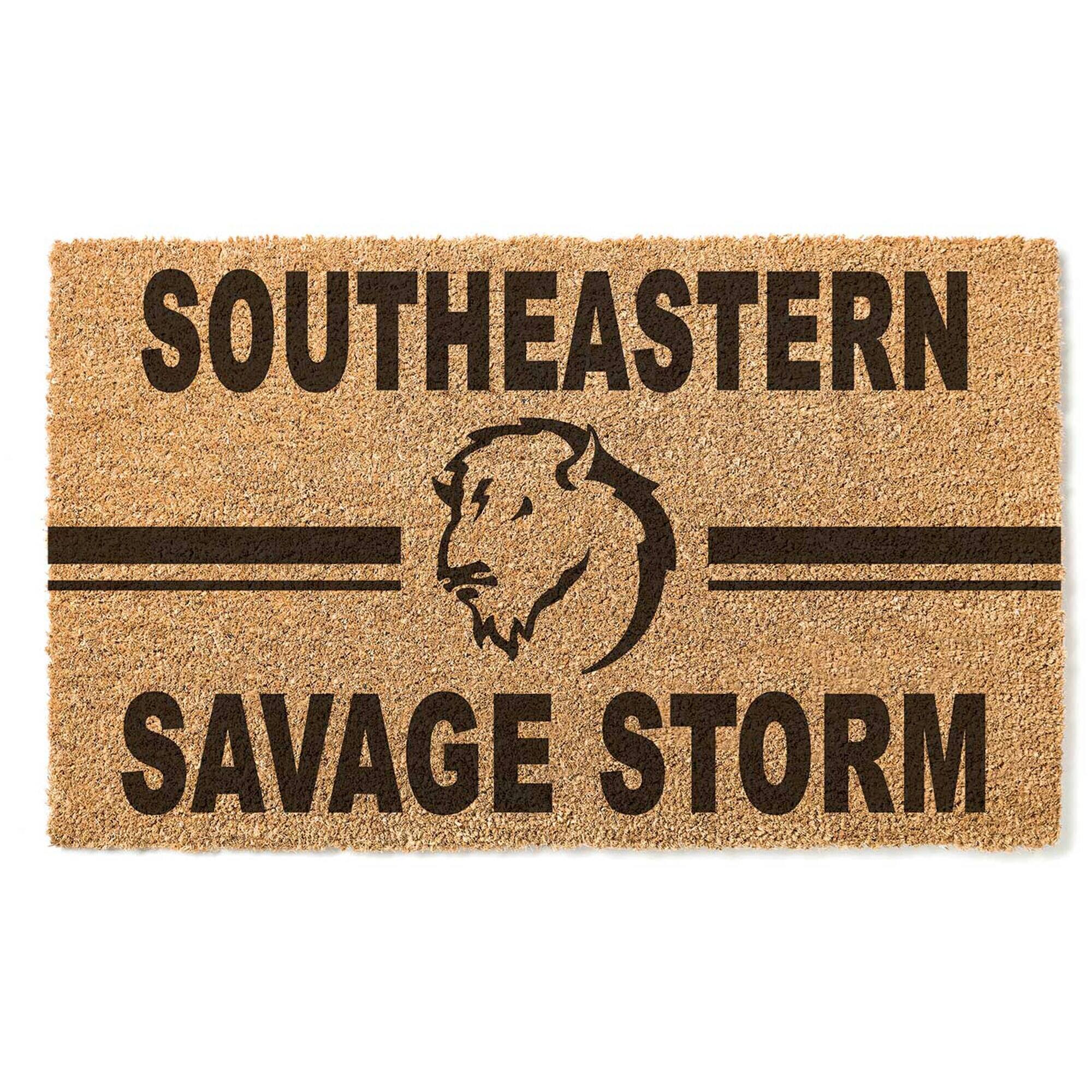 Southeastern Oklahoma State Savage Storm 18" x 30" Team Logo Doormat