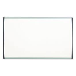 Quartet - REMOVE - ARC Frame Cubicle Board, Magnetic Dry Erase, 14" x 11", White Surface, Satin Aluminum Frame