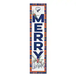 Jardine - Texas Tyler Patriots 12'' x 48'' Outdoor Merry Christmas Leaner - White