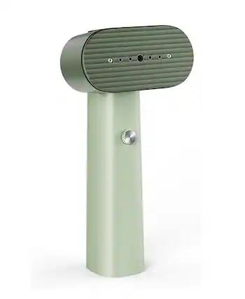 Front. FINEAK - G6 2-in-1 Clothes Steamer Iron Green 900W 0.7lbs Portable 10Min Continuous Steam - Green.