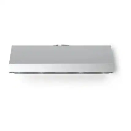Front. Verona - Verona 48 inch Designer Low Profile Under Cabinet Range Hood with 1200 CFM (Stainless Steel) - Stainless Steel.