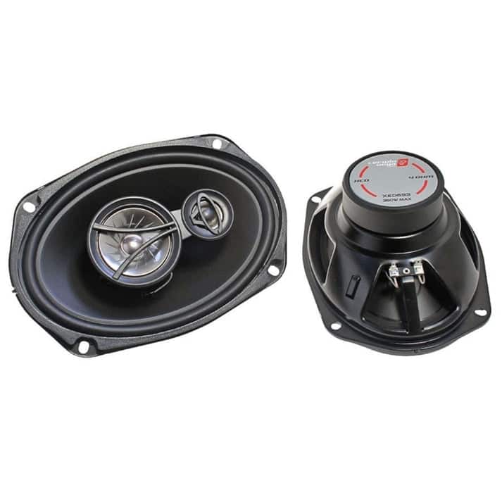 Cerwin Vega - Cerwin-Vega-- XED693 XED Series 6"x9" 3-Way Coaxial Speakers - Black