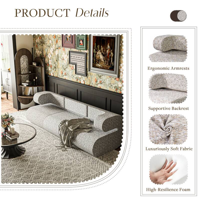 PRODUCT Details

- Ergonomic Armrests
- Supportive Backrest
- Luxuriously Soft Fabric
- High-Resilience Foam