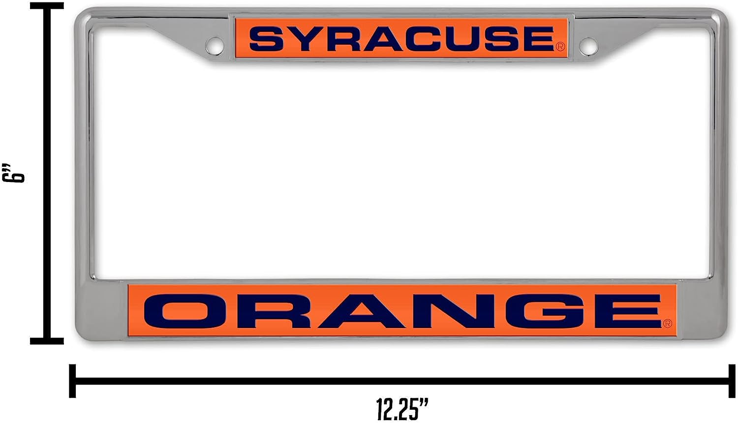 SYRACUSE  
ORANGE  

6"  
12.25"