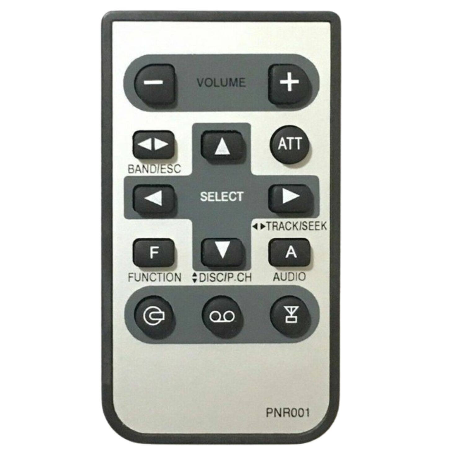 VOLUME + ATT BAND/ESC SELECT TRACK/SEEK F A FUNCTION DISC/P.CH AUDIO PNR001