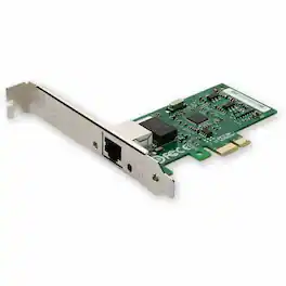 AddOn - Intel® EXPI9301CT Comparable 10/100/1000Mbs Single RJ-45 Port 100m PCIe 2.0 x4 Network Interface Card - PCI - Black