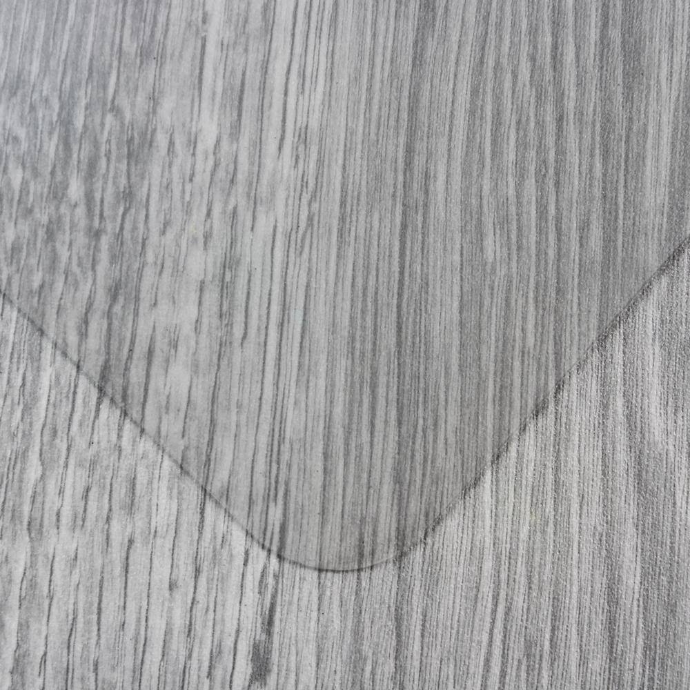 Alt View 1. Floortex - Desktex® Crystal Clear Vinyl Rectangular Desk Pad - 19" x 24" - Clear.