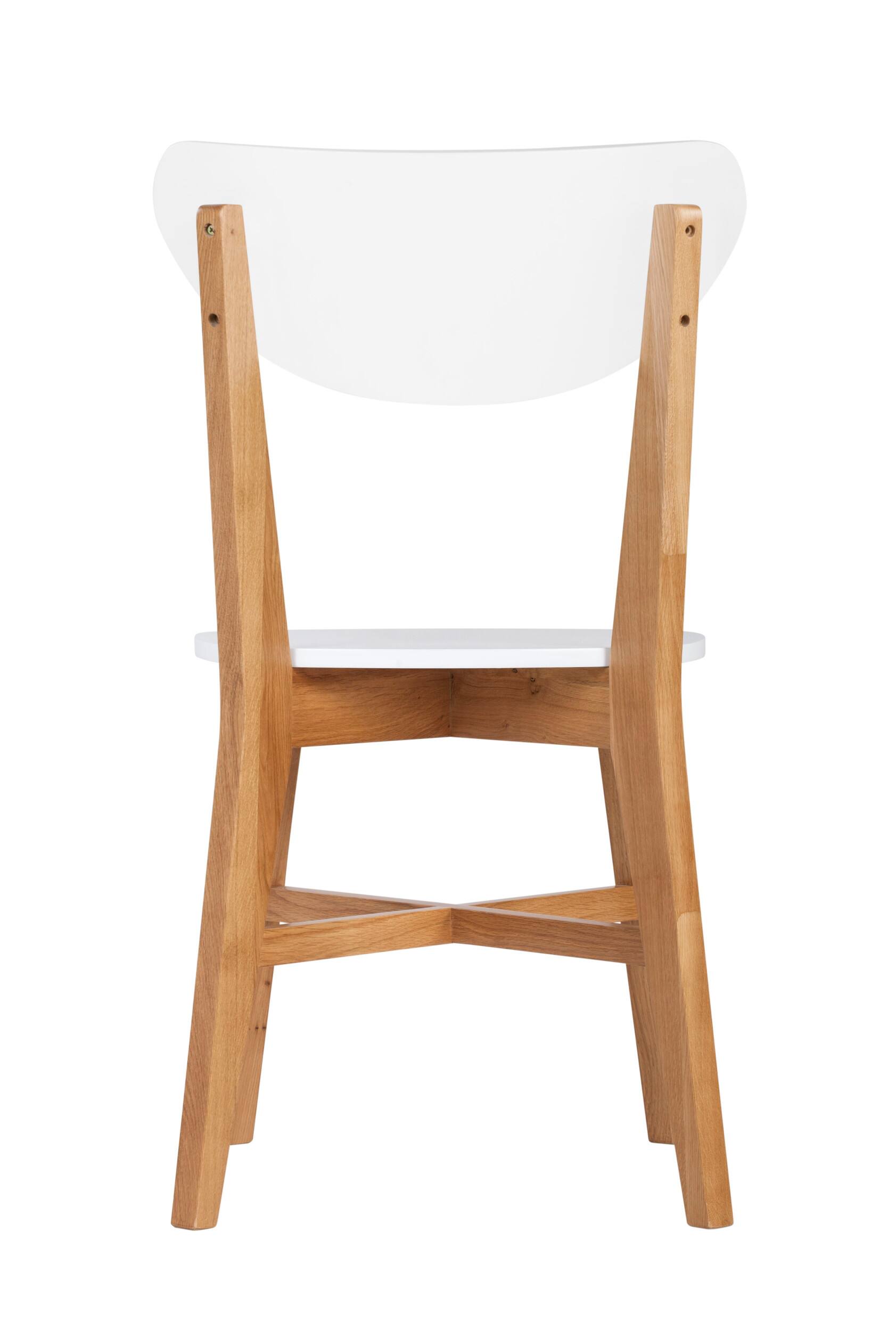 Alt View 17. Universal Expert - Abacus Modern Wood Chair - Oak and White.