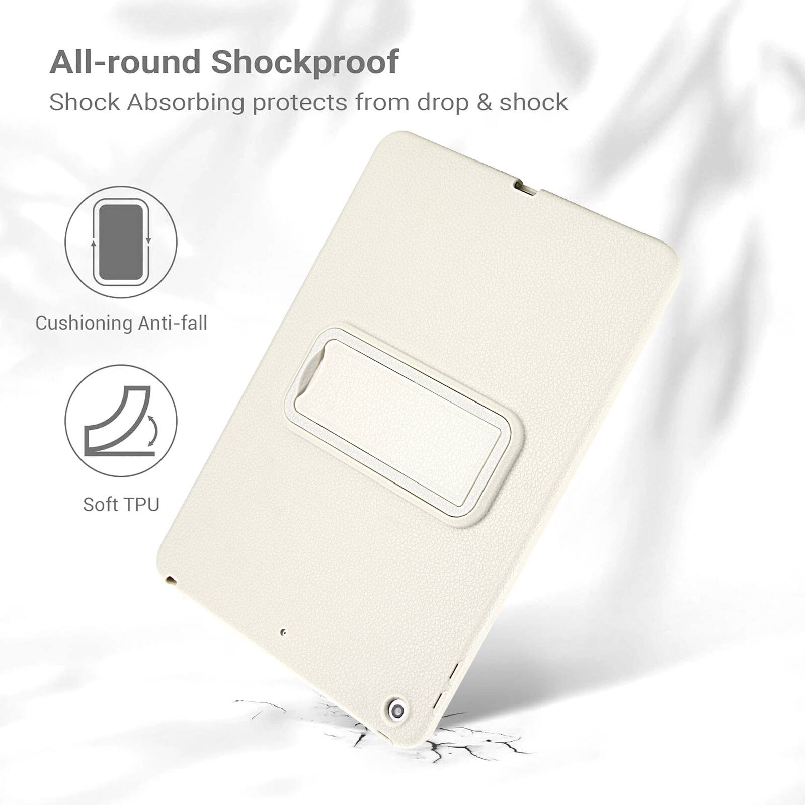 All-round Shockproof  
Shock Absorbing protects from drop & shock  
Cushioning Anti-fall  
Soft TPU