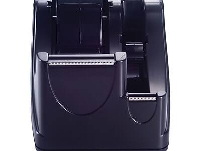 Alt View 2. Officemate - 2-in-1 Deluxe Desktop Dispenser, - Black.