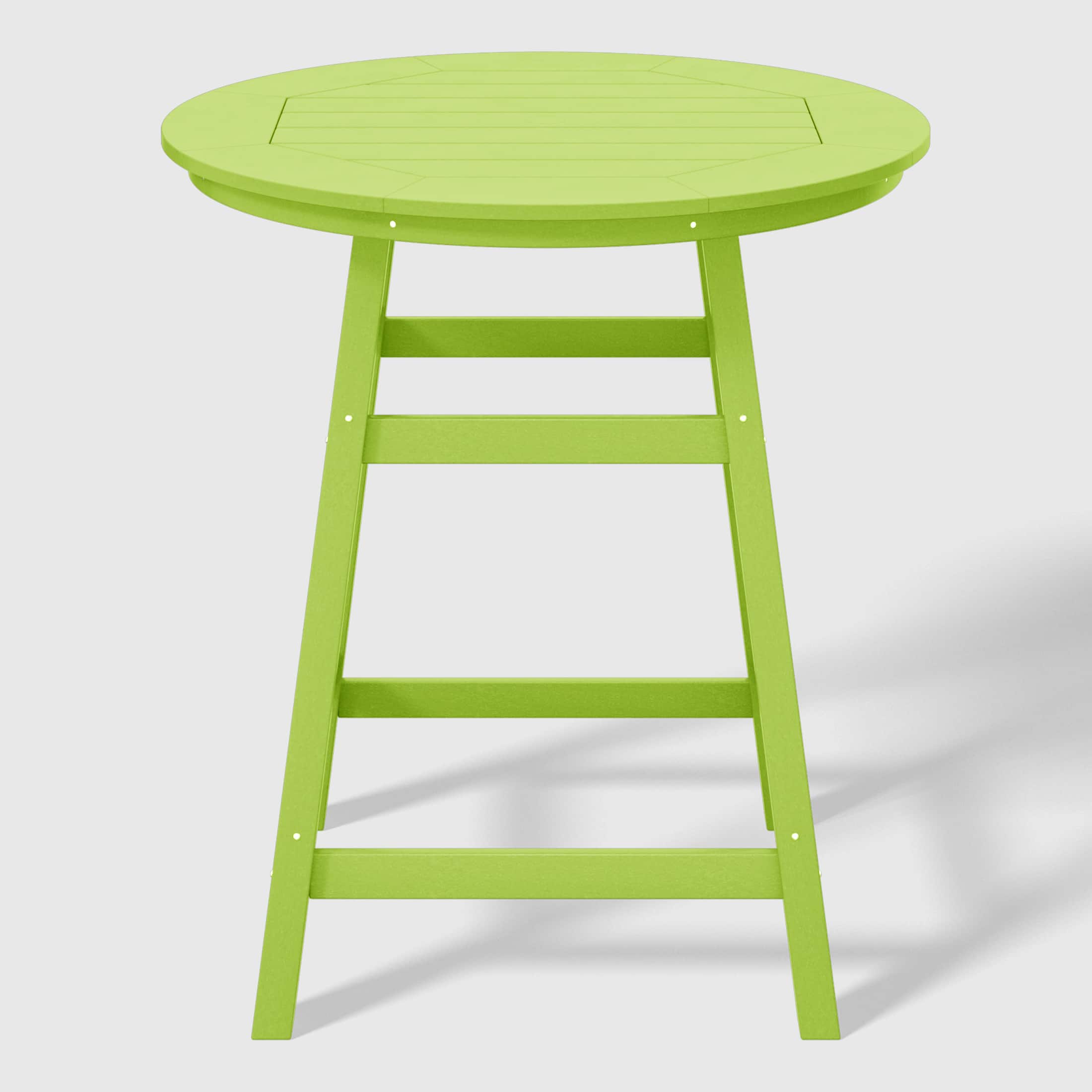"WestinTrends - Malibu Outdoor 35"" HDPE Round Patio Counter Height Bar Table - Lime" price history on PriceWatchPro