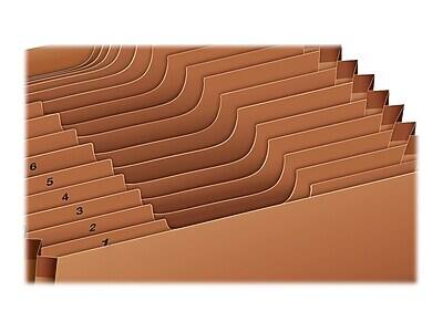 Alt View 2. Pendaflex - Pendaflex Heavy Duty Expanding File, 1-31 Index, Letter Size, 31-Pocket, Brown (R217DHD) - Brown.