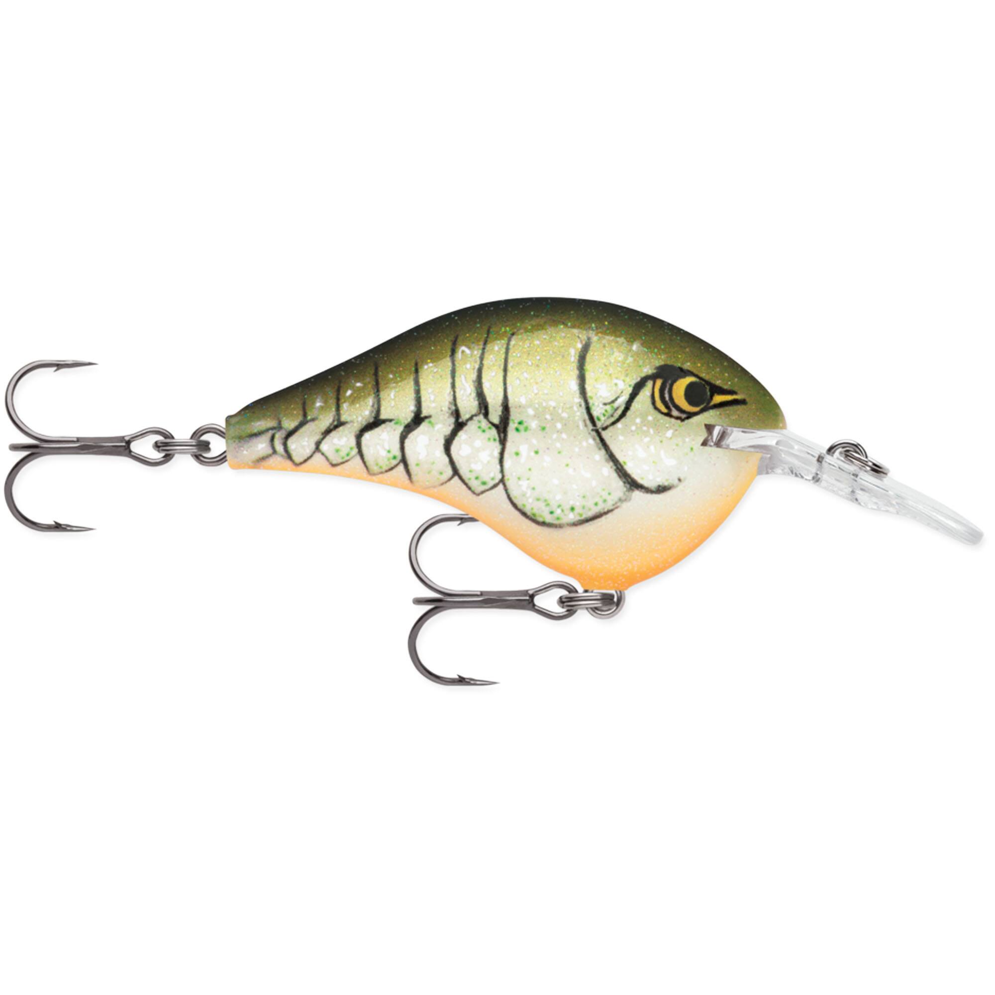 Front. Rapala - Rapala Dives-To 06 Fishing Lure, Chartreuse Rootbeer Crawdad - ChartreuseRootbeer Crawdad.