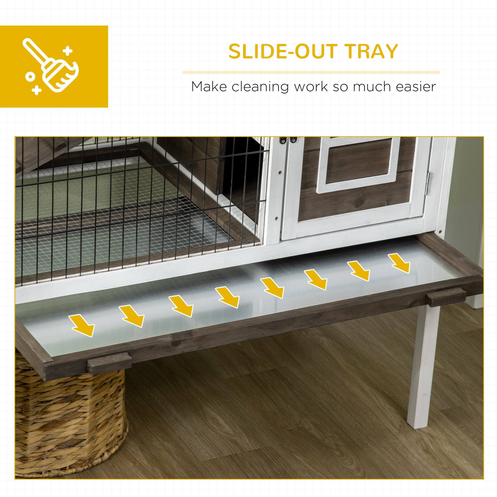 SLIDE-OUT TRAY

Make cleaning work so much easier