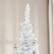Alt View 7. Homcom - Unlit Pencil Artificial Christmas Tree with Realistic Branches and 499 Tips - white.