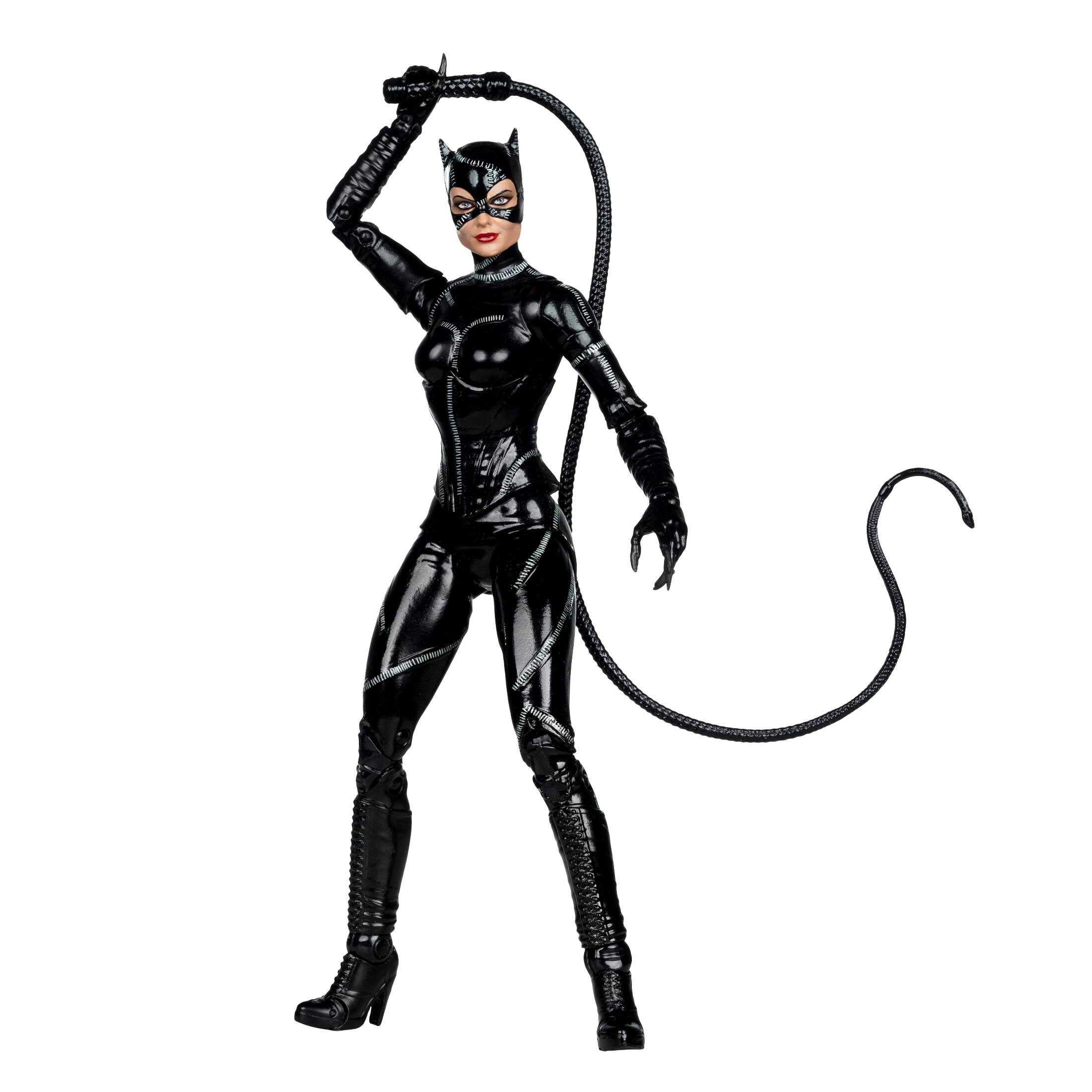 Left. McFarlane Toys - DC Multiverse Catwoman(Batman Returns) 7" Action Figure (Deluxe Theatrical Edition).