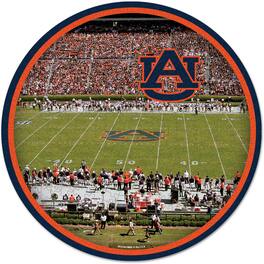 WinCraft - Auburn Tigers Round 500-Piece Puzzle - Multicolor