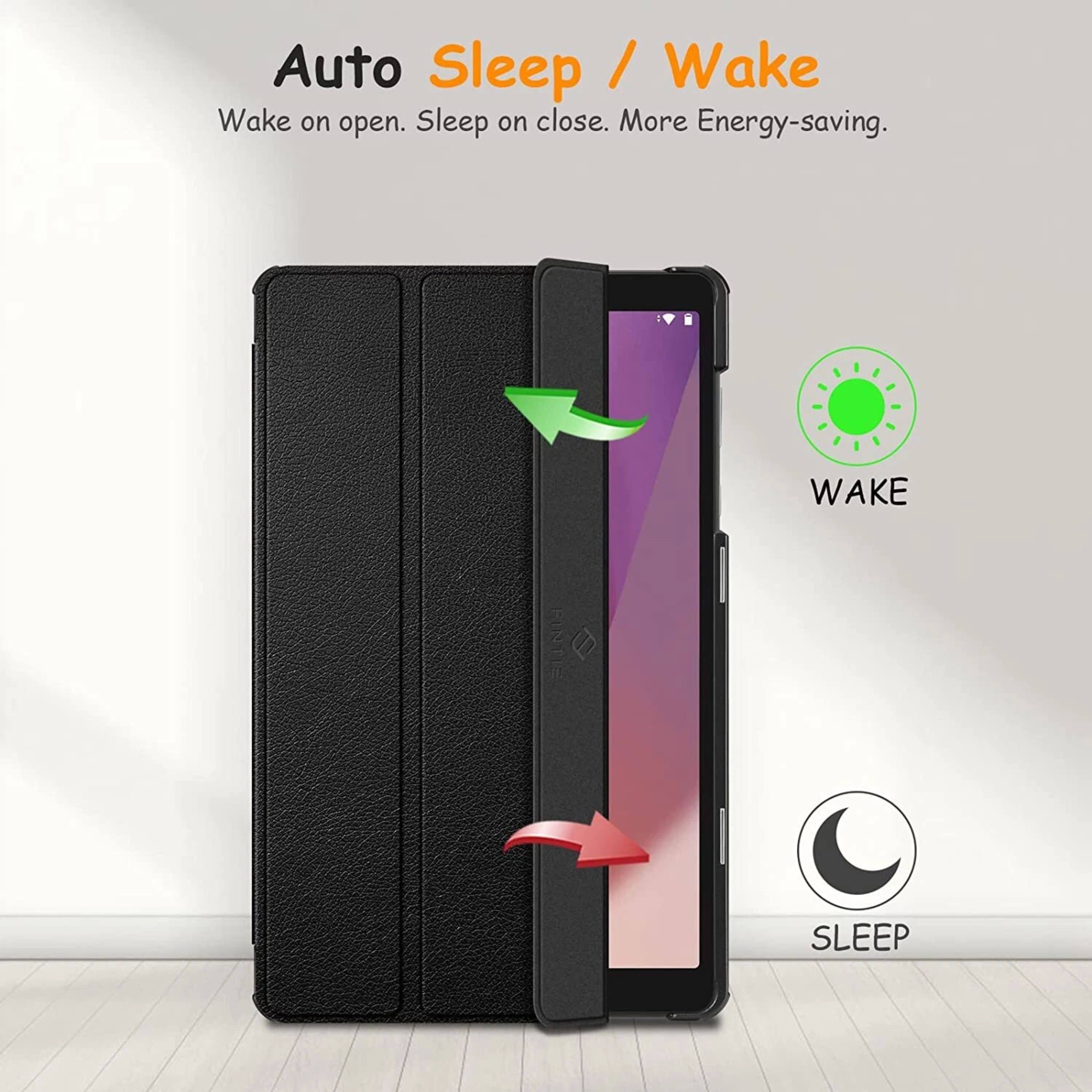 Auto Sleep / Wake  
Wake on open. Sleep on close. More Energy-saving.  
WAKE  
SLEEP